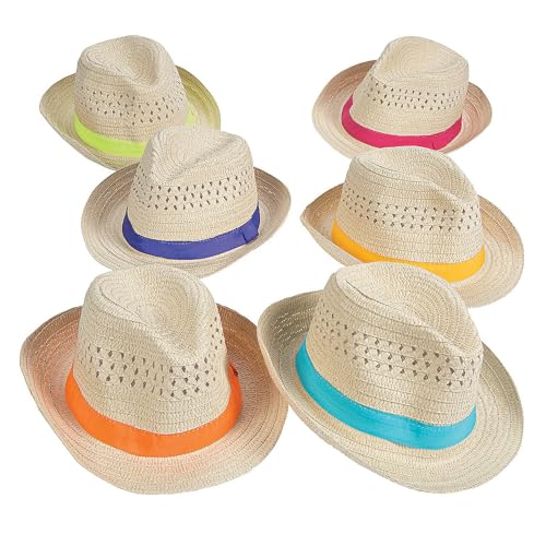 Assorted Color Fedora Hats for Parties and Celebrations