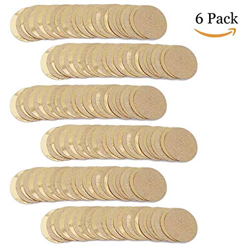 Glitter Champagne Gold Circle Dots Garland Party Decorations