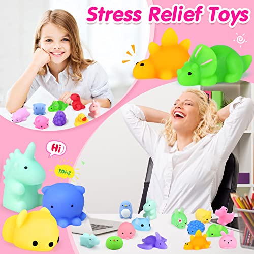 40pcs Mini Kawaii Squishies Party Favors Stress Relief