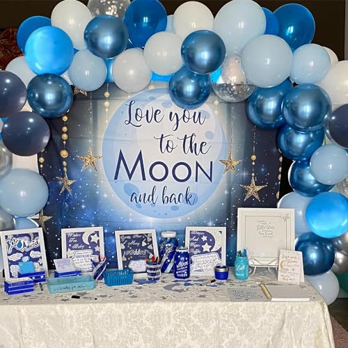 Blue Balloon Variety Pack for Party Decoration, 60Pcs