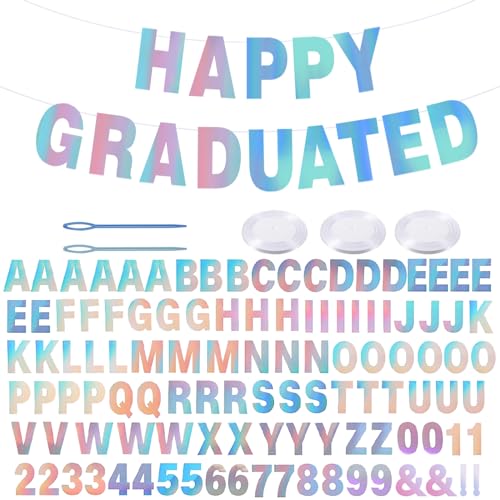 Customizable Glitter Party Banner Kit: 116 Pcs