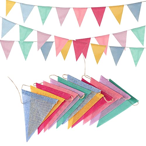 Pastel Pennant Banner Flags for Birthday Parties & More