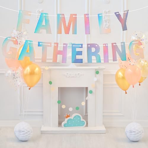 Customizable Glitter Party Banner Kit: 116 Pcs