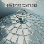 8-Inch Silver Hanging Mirror Disco Ball