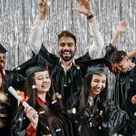 Silver Metallic Foil Fringe Curtains - 2 Pack