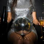 8-Inch Silver Hanging Mirror Disco Ball