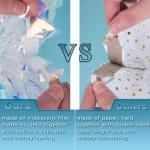 Iridescent Party Decorations with Honeycomb Ball Garlands