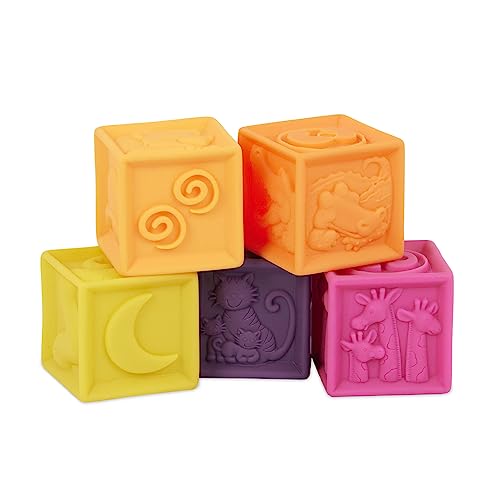 Educational One Two Squeeze Building Blocks for Babies