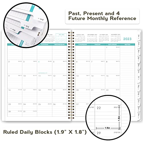 18-Monthly Planner, 2023-2024 Calendar With Tabs
