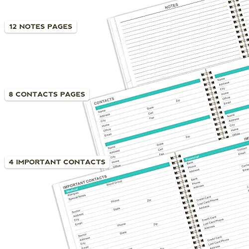 18-Monthly Planner, 2023-2024 Calendar With Tabs