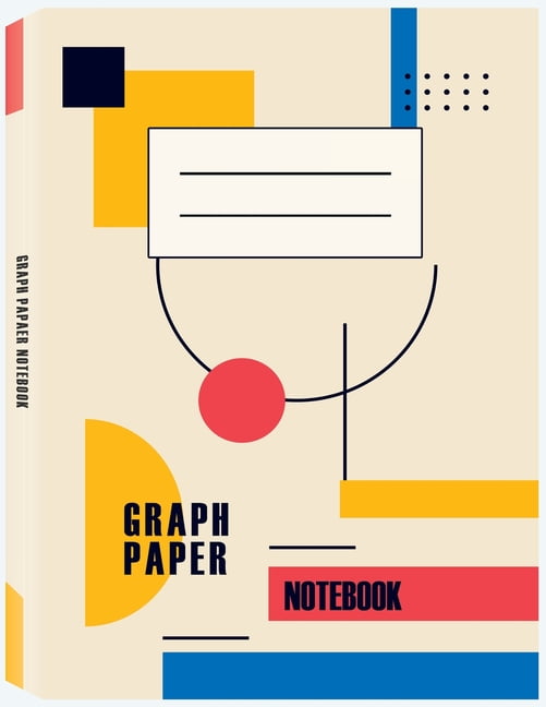 Grid paper notebook with 100 sheets