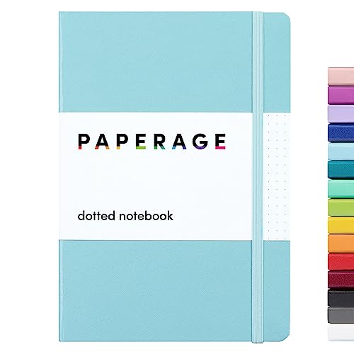 Blue Dotted Journal Notebook, 160 Pages, Medium Size