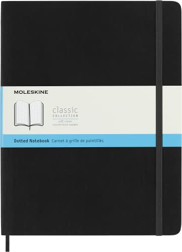 Moleskine XL Softcover Dotted Notebook - Black