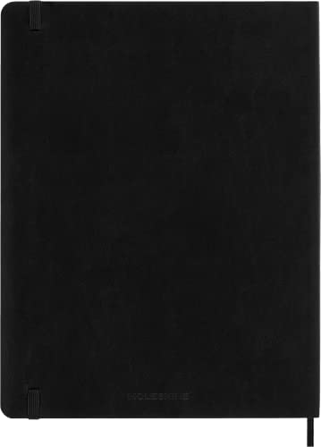 Moleskine XL Softcover Dotted Notebook - Black
