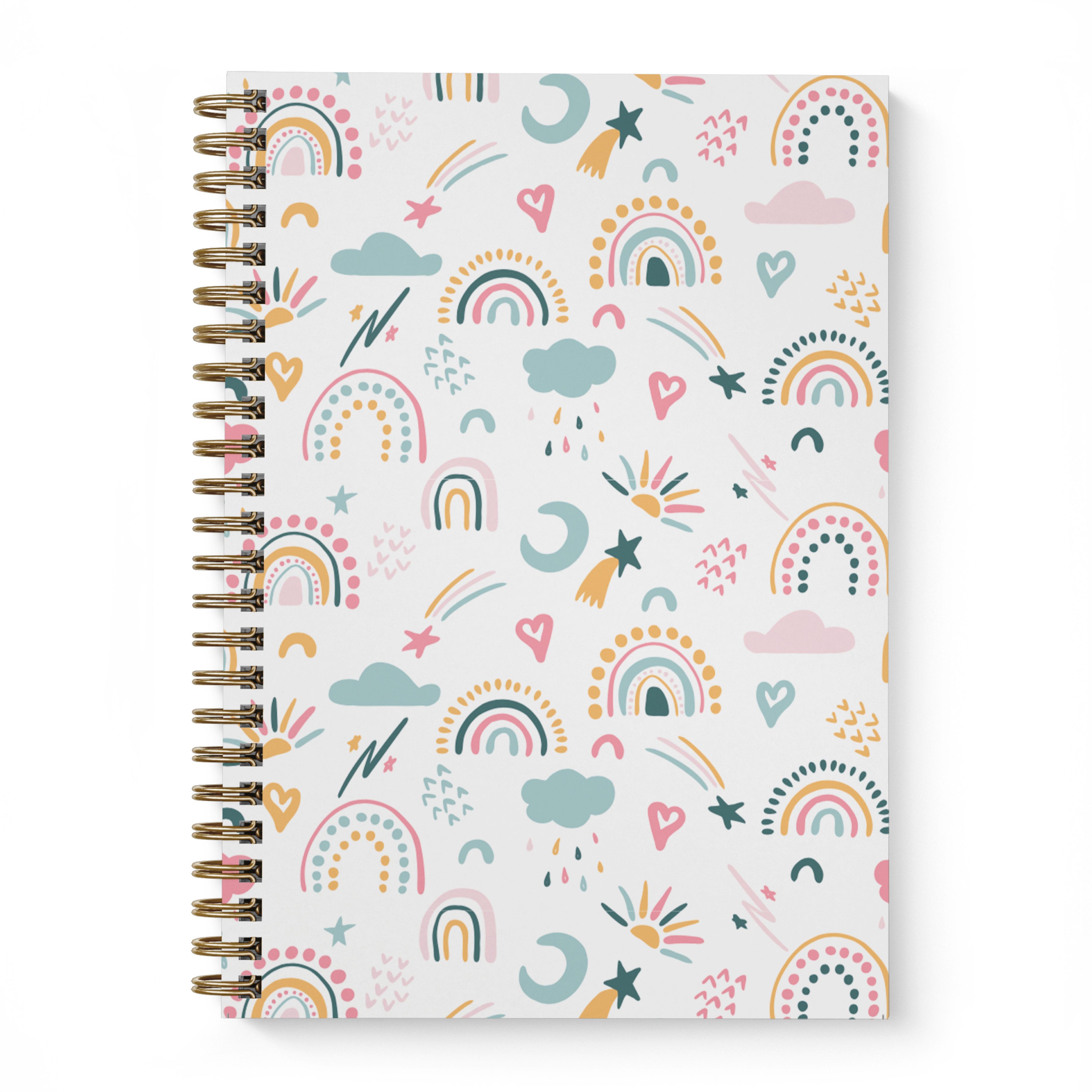 Rainbows academic planner by Bright Day, June 2022 - July 2023, 8.25x6.25 Inch