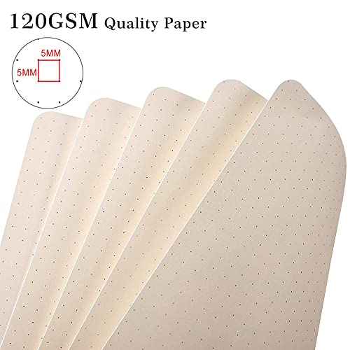 2 Pack Dotted Bullet Journals with Thick Paper
