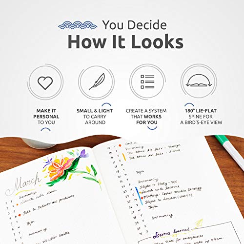 ZenART B5 Dotted Journal - Orange Motif