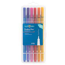 12-Count Multicolor Hello Hobby Fineliner Pens