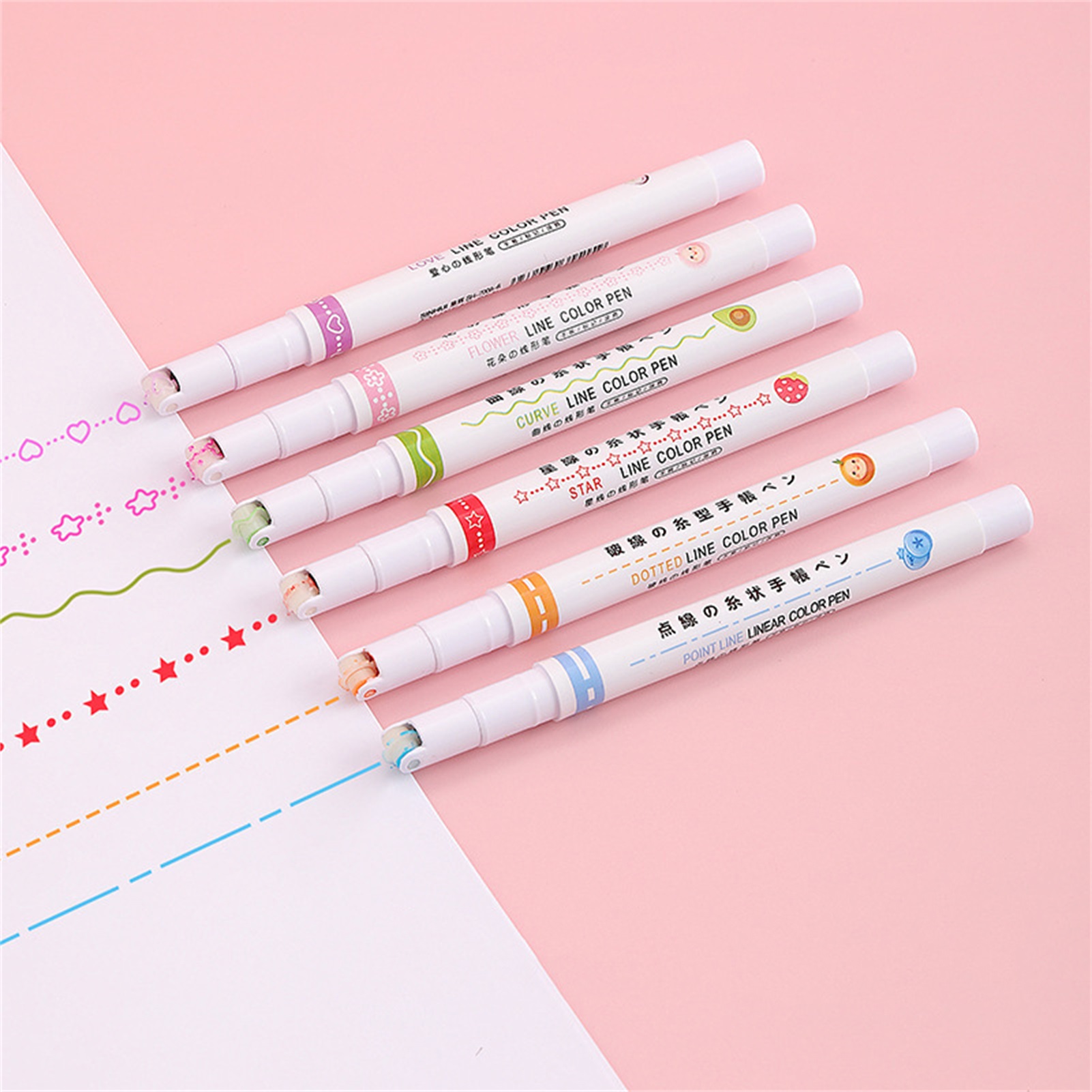 12 Colored Roller Pens for Planners & Journaling