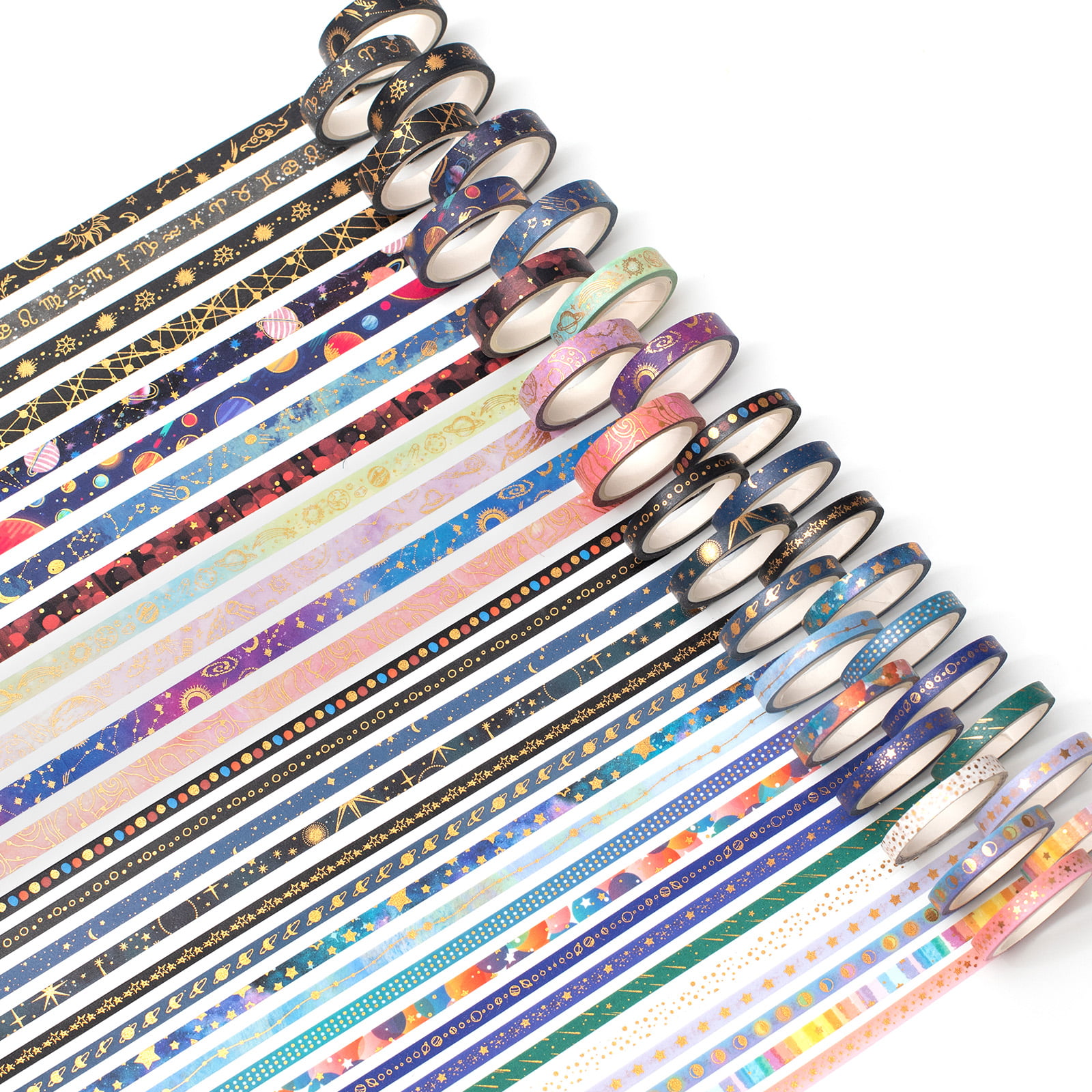 Galaxy-inspired Washi Tape Set (30 Rolls)