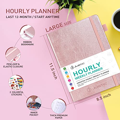 2023-2024 Hourly Appointment Planner - Large Vertical Layout