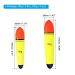 PATIKIL Fishing Slip Bobbers 2 Pack - Yellow
