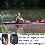 Foldable 10 Gallon Fishing Bucket for Live Bait