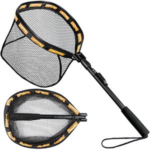 PLUSINNO Foldable Floating Fishing Net for Easy Use