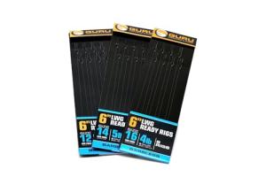 Guru 6" Ready Tied Pole Rigs - Size 16