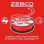 Zebco Cajun Smooth Cast Monofilament Fishing Line