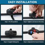 Adjustable Fishing Bite Alarm with 10 Batteries