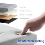 Folding Footstool Ottoman for Fishing Gear Storage