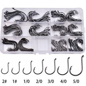 175-Piece Octopus Circle Hook Set for Fishing