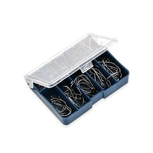 100pcs Barbless Curved Wide Gape Carp Hooks