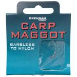 Drennan Barbless Carp Hooks with Nylon 18-3lb