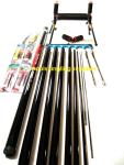 Shakespeare 11m Take Apart Fishing Pole with Roller Rigs