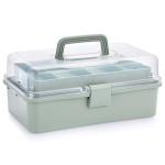 Stackable 3-Layer Storage Box for Fishing Tackle