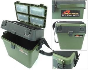 Tough Fishing Seat Box with Padded Strap
