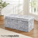 Large Faux Leather Storage Ottoman Bench Seat