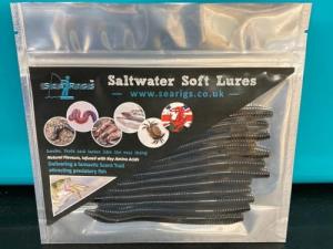 Black Lugworm Artificial LRF Bait for Fish