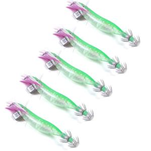 5pcs Luminous Shrimp Squid Fishing Lures