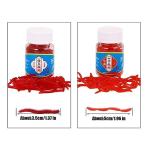 200 Soft Lure Trout Worms with Fishy Aroma