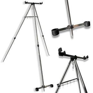 LFS Sea Fishing Tripod Stand for 2 Rods