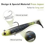 TRUSCEND Soft Plastic Fishing Lures for Freshwater