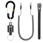 SF Magnetic Release Holder with Coiled Lanyard