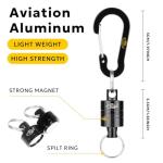 SF Magnetic Release Holder with Coiled Lanyard