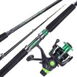 Sougayilang Spinning Fishing Combo Catfish Fishing Rod and Reel,Comfortable EVA Non-Slip Grips,Aluminum Reel Seat and Size 5000 Carp Reel for Fighting Big Cats