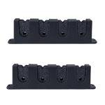 Horizontal 3/4/6 Rod Storage Rack Fishing Holder Wall Mount Stand Foam Inserts with Screw for Garage Carp Accessory Holder for Bathrooms On Wall Stand Standing Toilet Travel Children
