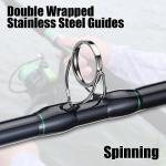 Sougayilang Spinning Fishing Combo Catfish Fishing Rod and Reel,Comfortable EVA Non-Slip Grips,Aluminum Reel Seat and Size 5000 Carp Reel for Fighting Big Cats