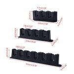 Horizontal 3/4/6 Rod Storage Rack Fishing Holder Wall Mount Stand Foam Inserts with Screw for Garage Carp Accessory Holder for Bathrooms On Wall Stand Standing Toilet Travel Children